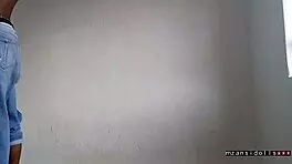 two ebony teens in miniskirts get fucked by their neighbor, showing big clits