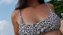 waiting for you on the beach in a summer bikini today