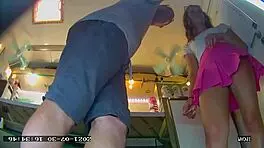 i told her to wear mini skirt for hot day unaware of hidden camera
