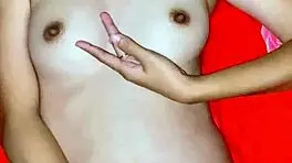 Teen squirts vibrator orgasm caught by neighbor