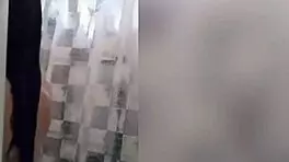 Cute Latina Showers Under Webcam, Revealing Tattooed Body And Tits