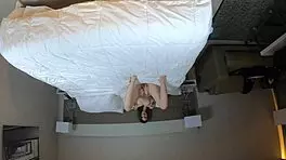 Blair gives blowjob during skinny brunette casting interview