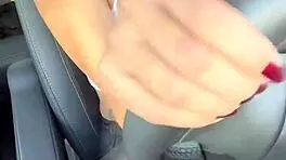 Outdoor Oral And Assfucking With Shaved Pussy In No Traffic!