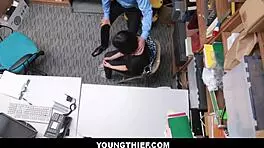 Cute Brunette Teen Shoplifter Faces Strip Search - Penelope Reed