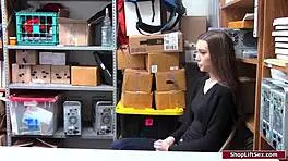 teen babe seduced by officer for stealing