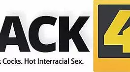 Hollie Mack's small 18+ mouth and vagina struggle with big black cock during cowgirl riding.