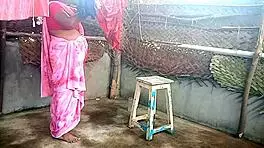 indian saree aunty gets steamy in bath with young 18+ boy. their passionate fucking heats up fast!