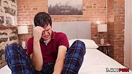 Emotional 3-Way With Teen 18+ And Milf Feeling Monster Cock In Ass