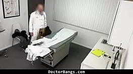 teen patient follows the doctors advice by getting intimate with him.