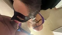 Latina Stepmom Plays Maid in Kitchen, Swallows Stepson's Load with Desi Bhabhi