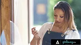 finger my pussy hard, she says to her crush.