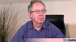 Old Teacher Gets Free Pussy From Rebecca For Better Grades