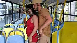 yo, this estudante got groped and screwed inside a public bus