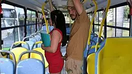 yo, this estudante got groped and screwed inside a public bus