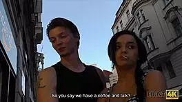 skinny babe erica black turns slut for cash, wow!