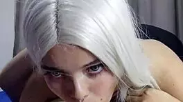 I'm a cute blonde teen doing a blowjob in the 69 positon, it was amazin!