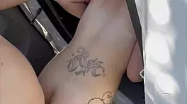 Slim thick trashy hooker gets fucked outdoors in pov, her big ass bouncing, and reluctantly takes a cumshot facial.