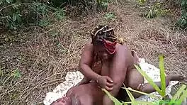 Wife's Outdoor Passion With Big Black Cock Ignites Wild Emotions