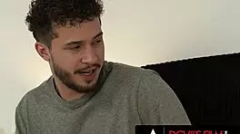 Horny blonde Braylin Bailey fucks the guy who spied on her masturbating