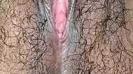 Desi housewife moans loud during close-up hairy pussy worship. Tight Asian solo action!