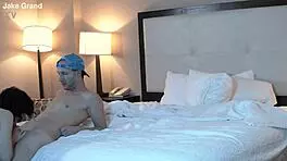 Tatted Petite 18+ Beauty Gracie Lou Deepthroats Jake's Grand Cock