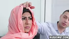 Muslim Teen Forced to Fuck American Guy Roughly