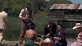 Detailed Outdoor Orgy Featuring Bobbi Starr, Dylan Ryder, Julia Ann, And Natasha Marley