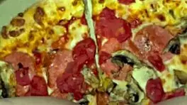 Female teen masturbates with pizza chocolate ice cream peach cheese