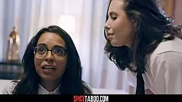 Virgin teen 18+ surrenders to taboo stepsibling threesome