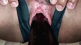 Wet Blowjob Session Ends with Loads of Cum in Her Mouth
