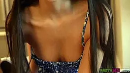 Damn, nasty stepsis Angel Gostosa got dick in her mouth, no complaints! 😏