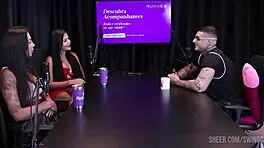 Detailed Compilation of Kylian Cria Cast with Tifany Rocha and Didy Reis Part 2 in Sheer Red Lingerie