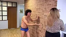 Hey, I'm just collecting that favor with this hot Mexican chick's huge assets