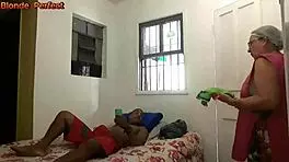 My son's friend saw me showering and I couldn't resist fucking him