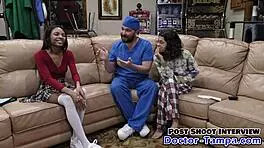 become doctor tampa humiliate ebony solana during cheerleading physical she thought it was just a formality but finds out you will thoroughly examine this hottie at doctor-tampacom