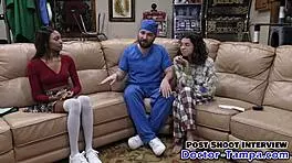 become doctor tampa humiliate ebony solana during cheerleading physical she thought it was just a formality but finds out you will thoroughly examine this hottie at doctor-tampacom