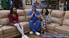 become doctor tampa humiliate ebony solana during cheerleading physical she thought it was just a formality but finds out you will thoroughly examine this hottie at doctor-tampacom