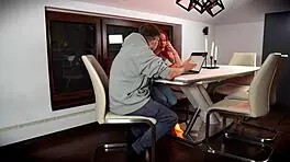 she skips lessons to stroke my cock deeply