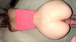 Huge Naked Ass Spread Close-Up in Juicy Pussy Creampie Scene