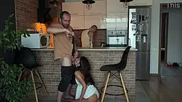 The Unfaithful Woman Cheats Behind Cuckold's Back