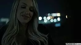 The hunger scene 1 with emma hix involves fucking, kissing, and deepthroat.