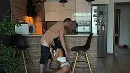 The Unfaithful Woman Cheats Behind Cuckold's Back