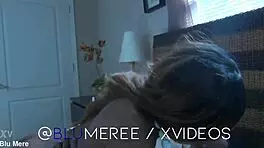 Blu Mere Intensely Plays With Cameron Cox, Flaunting Small Tits And Sexy Curves