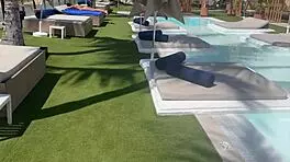 Spying on that hot tourist's big ass at the resort? Best I've seen, then I fuck her in the room 😏