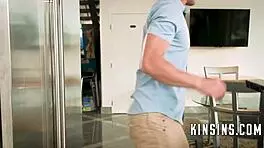 step daughter in black swimsuit used by dilf