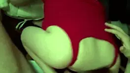 step sister loves breakfast with big cock in red lingerie