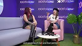 Christy Evans Dominatrix Swinger Sucks Dani Ortiz's Big Cock Before Hard Fucking