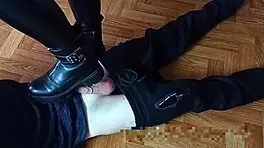 Intense Foot Fetish Dominance: Girls in Boots Give Hardcore Footjobs
