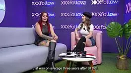 Christy Evans Dominatrix Swinger Sucks Dani Ortiz's Big Cock Before Hard Fucking