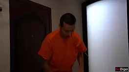 botanist-courier stumbles into porn shoot foursome with cum in mouth and doggystyle